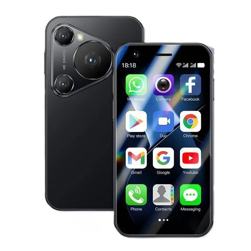 Mini Smartphone (Portable Mobile Device) - Quad-Core Processor, Android 8.1 Foreign Language Version, Built-in Audio Speaker, Expandable SD Card Support, SIM Card Compatible, Compact Screen Design, Durable
