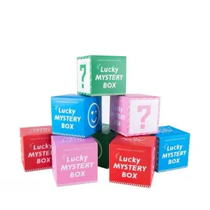 24 Piece Lucky Mystery Box, Colorful Empty Surprise Box, Question Mark Party Blind Box, DIY Mystery Box Packaging, Kids Birthday, Valentine's Day, Carnival, Baby Shower, Game Prize