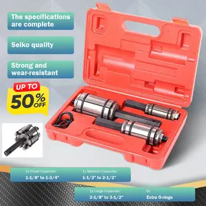 [Pipe Expander Tool Set] 3pcs Pipe Expander Tool Set 1- 1/8'' to 3-1/2'' Tail Pipe Expander Exhaust Muffler Spreader Tool Kit for Most Vehicles and Trucks 3PCS