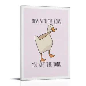 Goofy-Goose Meme Magnet Redbubble Poster Posters Music Album Cover Posters Canvas Wall Art High-Resolution Vintage Band & Artist Prints for Room