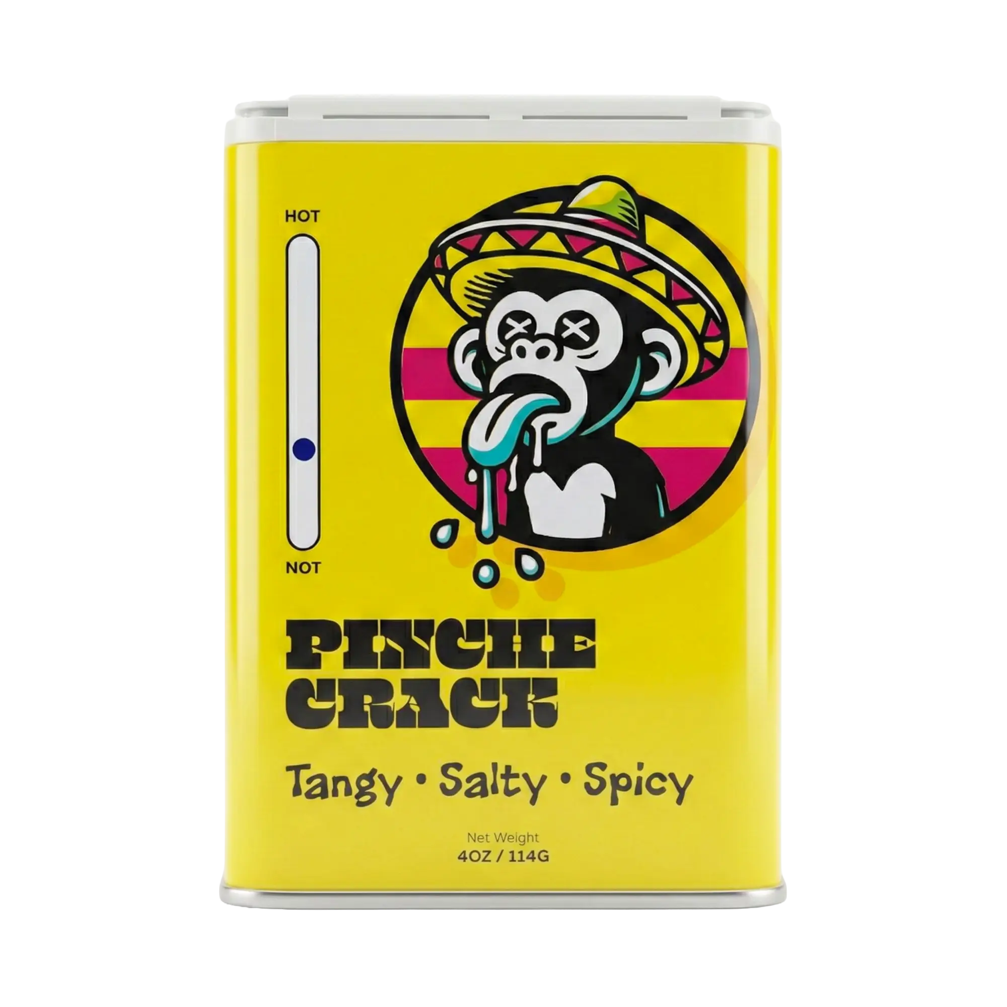 Pinche Crack Chili Lime Seasoning - Zesty Lime and Smoky Ancho Chile Spice Blend with Garlic and California Chili Flakes - Perfect for Tacos, Elote Street Corn, Carne Asada, Fries, Micheladas and Fresh Fruit