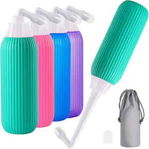 Portable Bidet Bottle, 1 Count Leakproof Refillable Design Travel Bidet Sprayer, Personal Hygiene Tool for Hemorrhoid Patients & Women