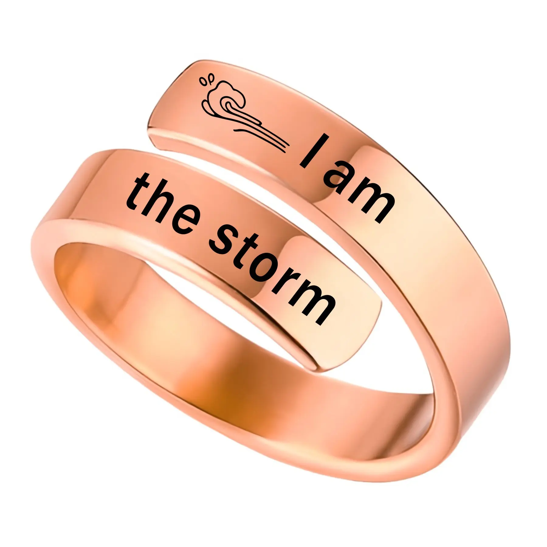 I am the Storm Rose Gold