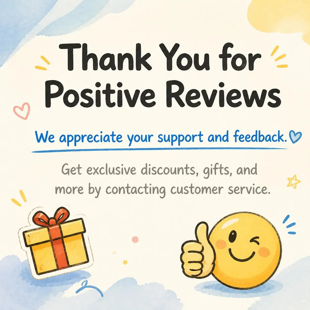 Women's Casual Everyday Wear T-Shirt - A Grateful Note to Valued Buyers; Please Share Your Feedback If You Enjoy It After Receiving