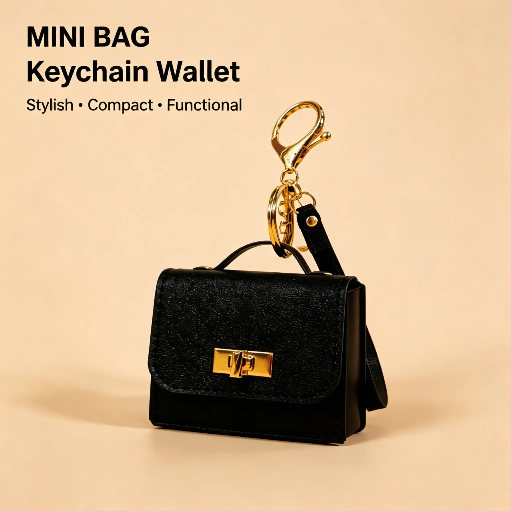 Cute Mini PU Leather Tiny Handbag Keychain, Portable Coin Earbud Purse Charm, Fashion Bag Accessory Pendant, Holiday Gift for Girls Women