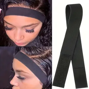 Free Gift with Band For Melting Lace Band Elastic Band For Wig Edge Lace Frontal Adjustable Wrap To Lay Scarf Headband Lace Band For Wig