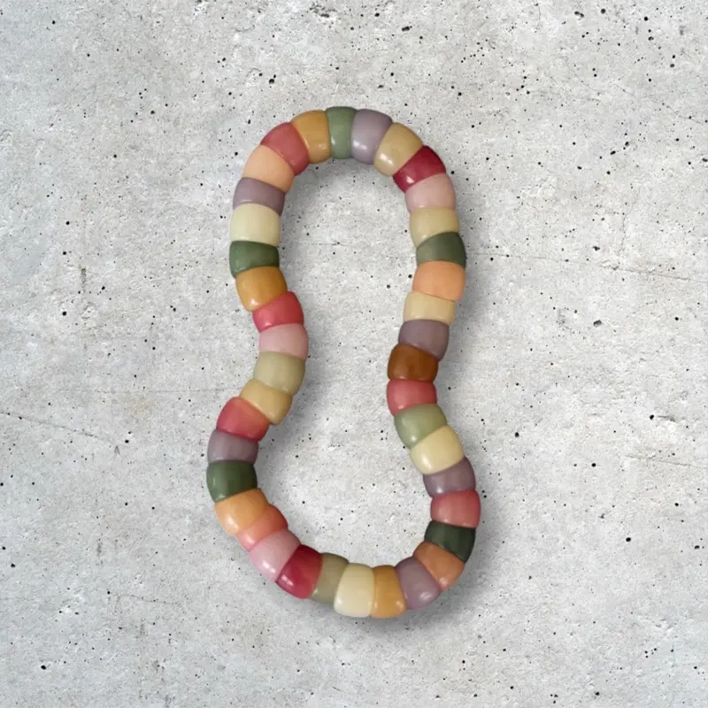 Bodhi Garlic Bead Fidget Bracelet, Extra Large, for Stress Relief and Focus Enhancement