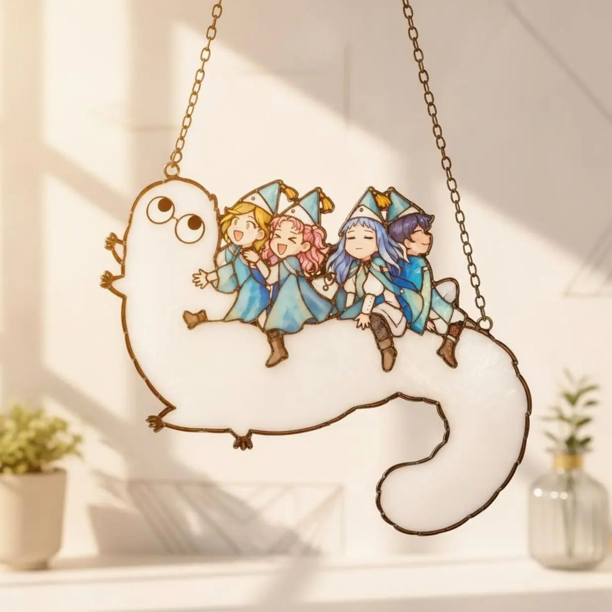 Brushbuddy Resin Suncatcher W.itc.h Ha.t Ate.lier  Inspired Art