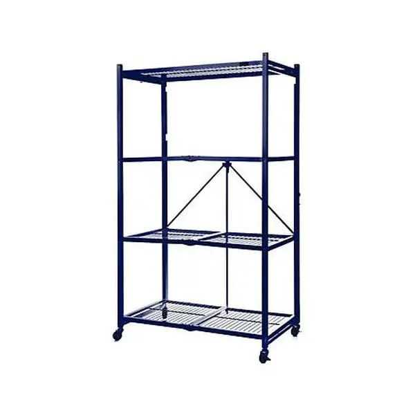 Origami Large 4-Tier Heavy-Duty Rack with Casters Origami Large 4-Tier Heavy-Duty Rack with Casters