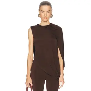 Camila Coelho Ocina Top in Chocolate