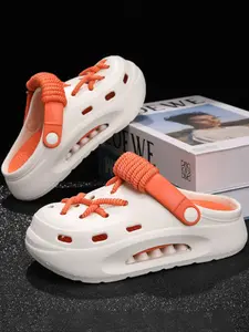 Elegant Valentine's Gift, Unisex Lace-Up Eva Clogs, Handwoven and Lightweight, Ideal for Daily and Outdoor Wear, Easy to Clean and Quick Dry