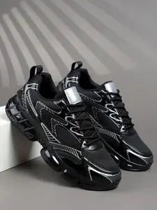 High-Quality Men's Casual Running Sneakers, Sports Shoes, Comfortable Laces, Sporty Style, Textile Upper, PVC Sole, Medium Width, All Seasons
