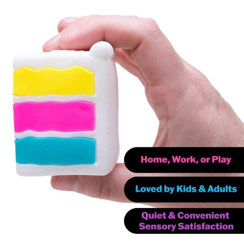 2026 Non-Food Stress Relief Toy Squeeze Fun Two Styles Pizza Cake Mini Gift Box Sensory Plaything Ideal for Relaxing Moments