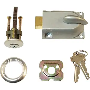 212 MAIN Center Deadbolt Door Lock with Key Cylinder GD52119 - Motorcycle Security Lock & Accessory