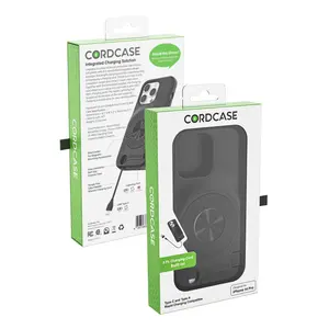 Cordcase 14 Pro/13 Pro/13 Premium Cell Phone Case with Built-in 3 ft Charging Cord (Does not fit 14 Pro Max)