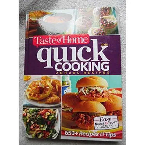 USED Book - Taste of Home Quick Cooking 2016 Annual Recipes by Catherine Cassidy (Hardcover) - english
