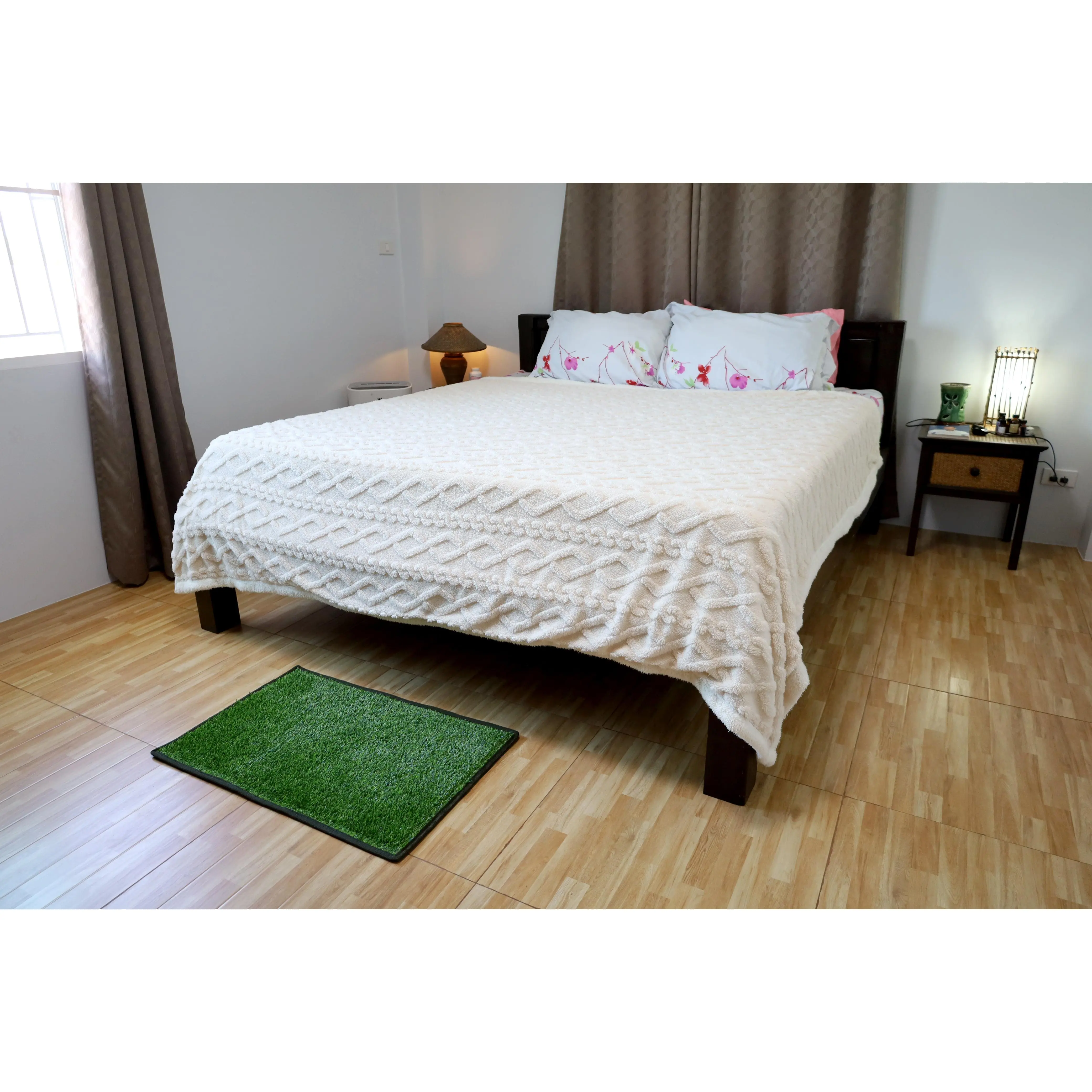 Bedroom Mats, Soft Household Textile Bedside Rugs for Bedroom Decor