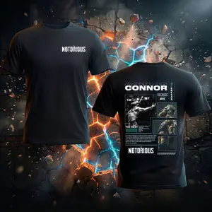 CCMA STORE Conor "The Notorious" McGregor Iconic Signature Heavy Cotton T-shirt/Hoodie UFC Pound For Pound Shirt MMA Fan Apparel Pump Cover Direct-to-garment Printing.