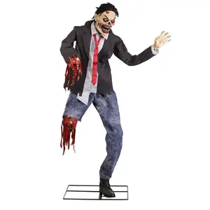 Hopps the Dismembered Zombie Halloween Animatronic