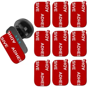 Very High Bond Car Adhesive, 9 PCS Dashboard Sticky Adhesive Replacement, Double Sided Sticky Pads Sticker Tapes for Mounting Windshield Dashboard Magnetic Phone Car Mount and Dash Cam
