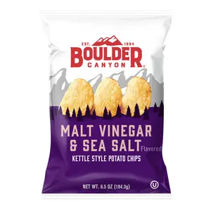 Boulder Canyon Kettle Potato Chips Malt Vinegar & Sea Salt 6.5 oz