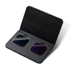 Caseworld MagFilter Storage Wallet in Premium Synthetic Leather, Anti-fingerprint Design for iPhone Photography Enthusiasts