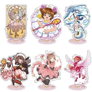 Cardcaptor Sakura Stand Model Anime Figure Kinomoto Sakura Figurine Custom Acrylic Standee Desktop Display Decoration Standing