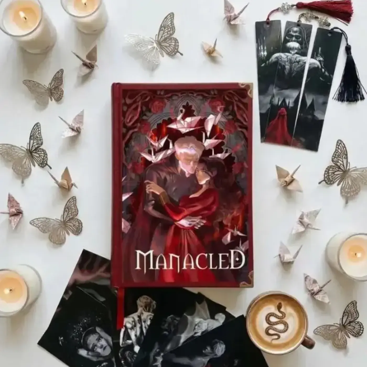 M@n@cled Book Collector Edition, Sprayed Edges, Illustrations, Art Prints