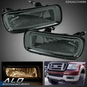 2pcs Smoke Lens Front Left & Right Fog Lights Lamps Fit For 2004-2006 Ford F-150