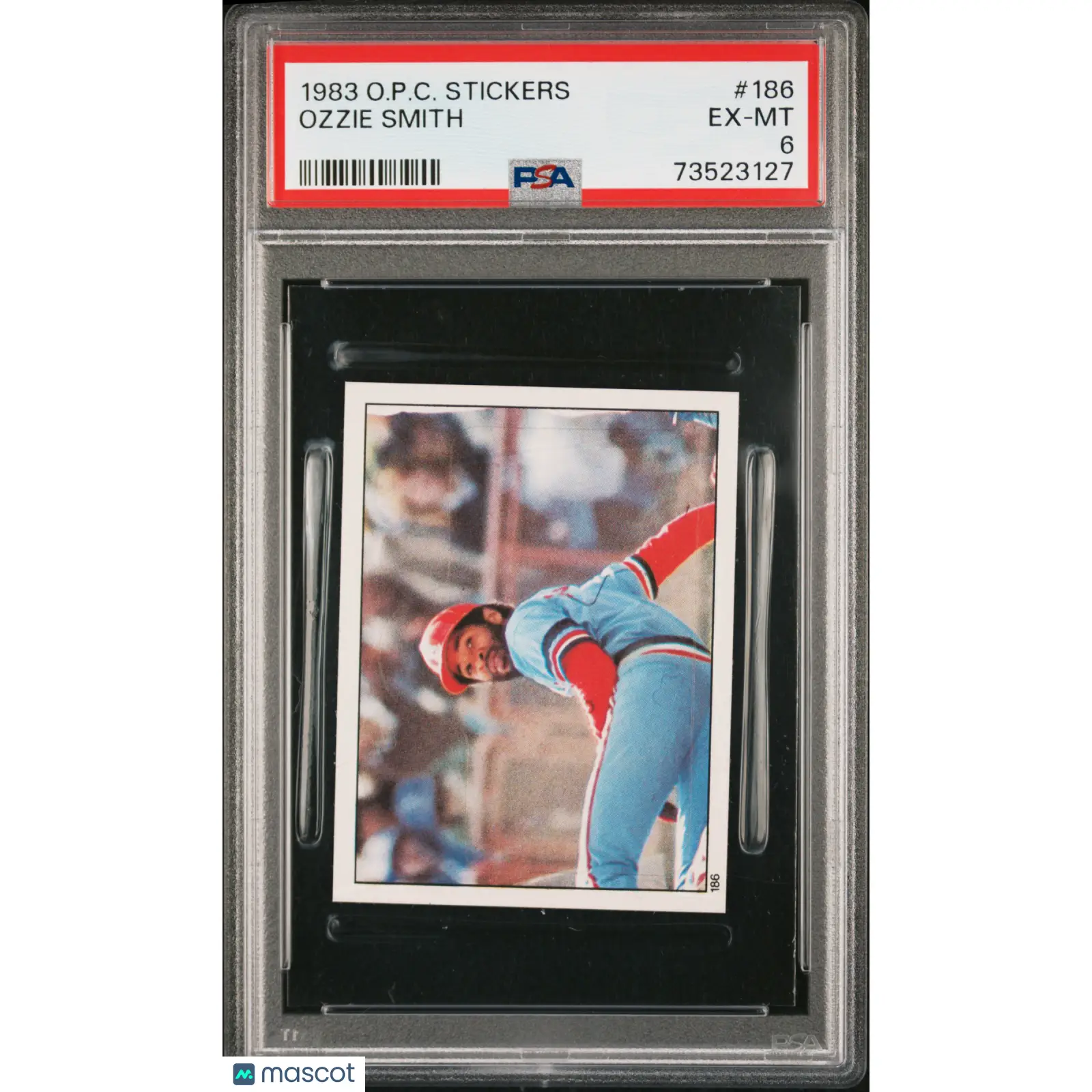 Ozzie Smith PSA 1983 O Pee Chee Stickers Baseball #186 6 73523127