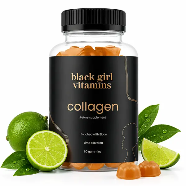 Collagen Gummies for Hair Skin & Nail Support with Vitamin C, Vitamin E & Biotin, Gluten-Free Lime Flavor, 60 Gummies