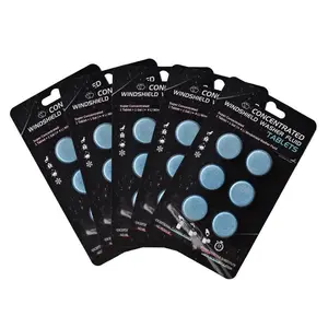 Car Lounge Windshield Washer Fluid Tablets  Tablets for Gallons of Powerful Cleaning with Eco-Friendly Design & Compact Storage Car Detailing Accessories Car Detailing Products
