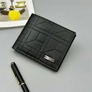 Simple Business Versatile Men's Wallet, Multi-Card Slot Durable Leather Coin Pouch, Stylish Handheld Bag for Everyday Use
