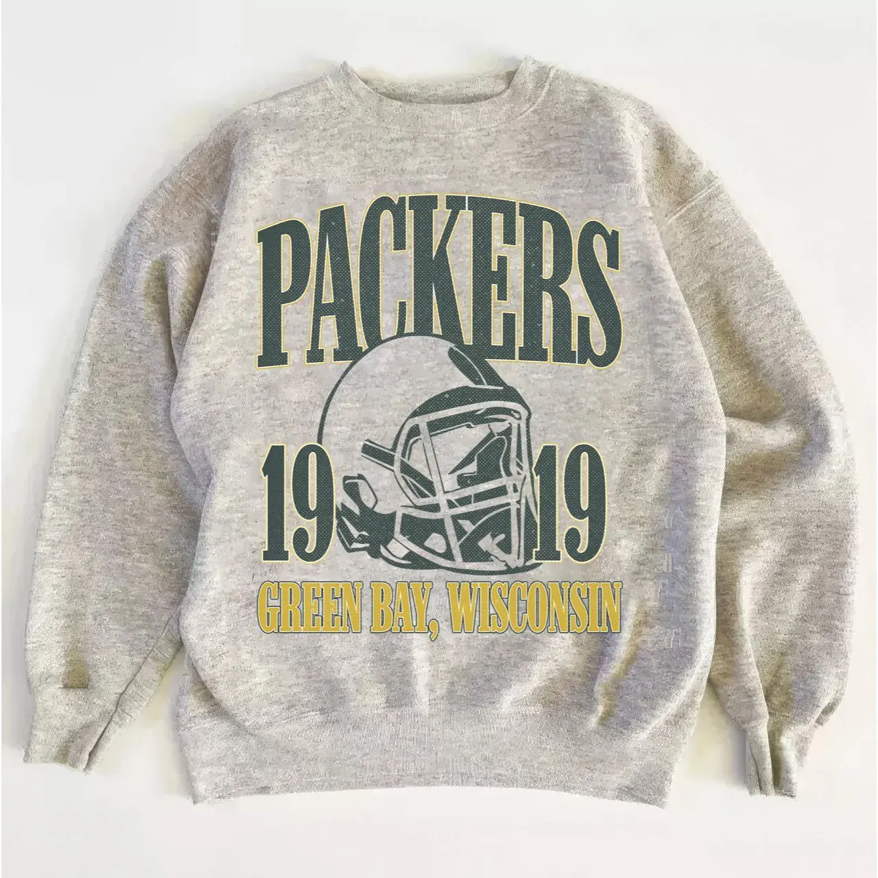 Green Bay Vintage Football Sweatshirt, Retro Green Bay Game Day Crewneck Gift