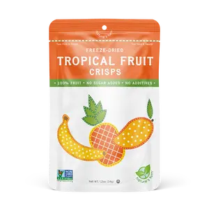 Nature's Turn Own Freeze-Dried Tropical Fruit Crisps Snack - Mango Pineapple Banana, 100% Fruit, No Sugar Added, Non-GMO, Gluten Free, Plant-Based, Superfood Snacking