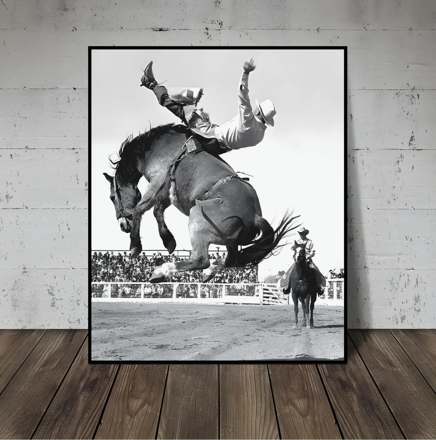 Cowboy Print, Buffalo Bill Print, Rodeo Show Poster, Horse Print, Vintage Poster, Wild West Show