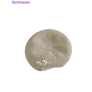 2026 Breathable Summer Beret Women's Artistic Thin Design Hollow Knitted Big Head Circumference Painter's Hat Shows Face Size