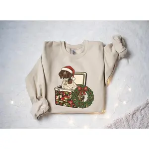 [ Sale Up To 40%] Christmas Pointer Dogs Shirt, Dog Christmas Sweatshirt, Gift For Dog Lover, German Pointer Camo Shirt, Christmas Pointer Dog Lover