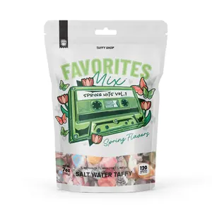 Taffy Shop, Spring Favorites Salt Water Taffy Mix - Gourmet Soft, Sweet & Chewy Candy