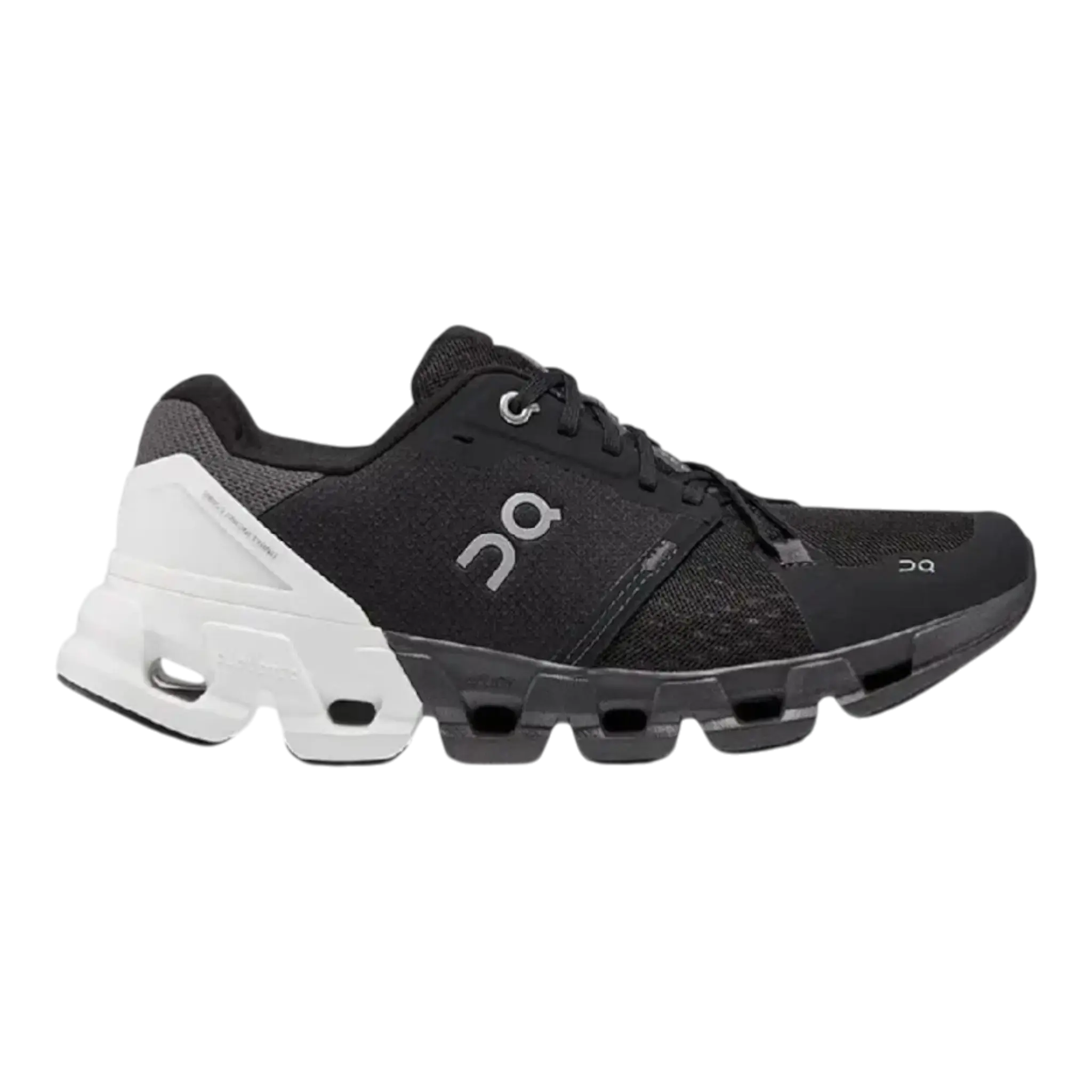 ON Cloudflyer 4 Wide Sneaker in Black White | Women's
