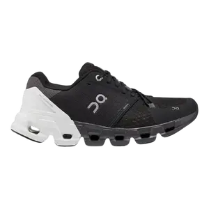 ON Cloudflyer 4 Wide Sneaker in Black White | Women's