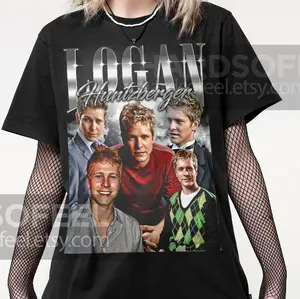 Limited Logan Huntzberger Vintage T-Shirt, Gift For Women and Man Unisex T-Shirt