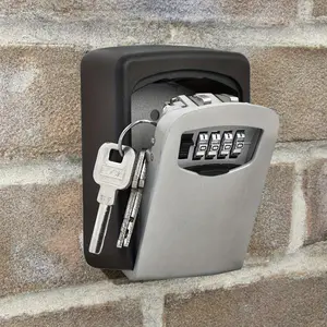An Ultra-Secure Key Safe - Wall-Mounted Plastic Key Storage Box with Combined Password Access - for Home, Hotel, Emergency, Travel And Renovation Security - Key Organization Box with Protective Cover