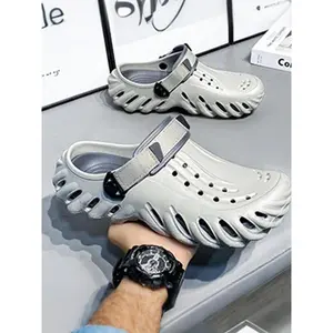 Men'sSportyBreathableHollowOutClogsComfortableNon-slipSandalsforOutdoorBeachCamping
