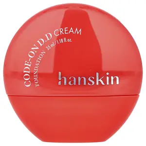 Hanskin Code-On D.D Cream Foundation, 21N Light Beige, 1.18 fl oz (35 ml)