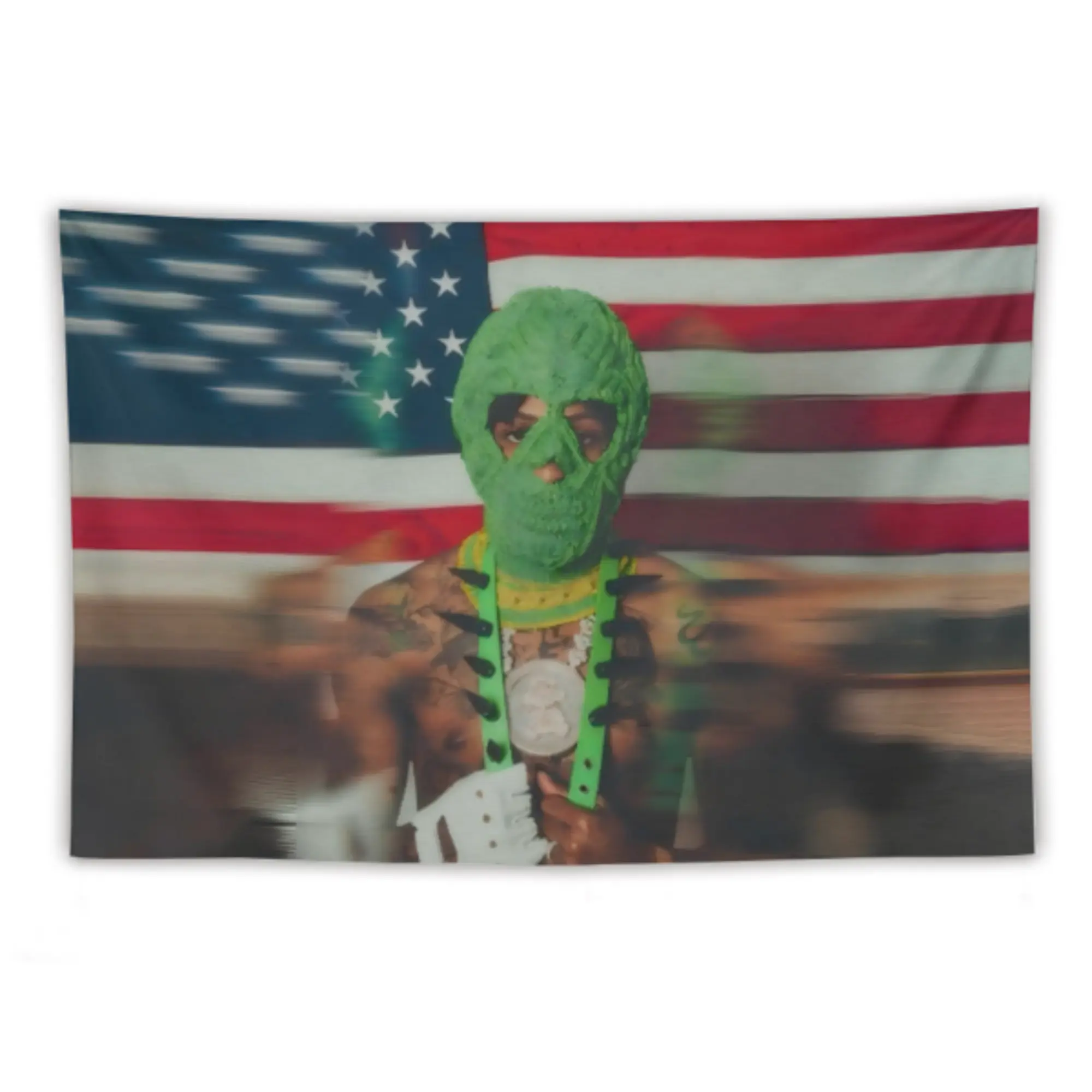 US Flag Themed Tapestry YoungBoy Never Broke Again Flag 3x5ft for Indoor Outdoor Activities Dorm Yard Home Garden Boys Girls Bedroom College Man Cave Party Bar Decoration Wall Hanging
