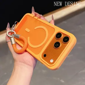 Transparent Magnetic Detachable Lanyard Phone Case For iPhone 17 Pro 16 15 14 13  12 Pro Max – Shock-Resistant Protective Case