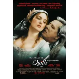 QUILLS - 27x40 D/S Original Movie Poster One Sheet 2000 Geoffrey Rush Kate Winslet