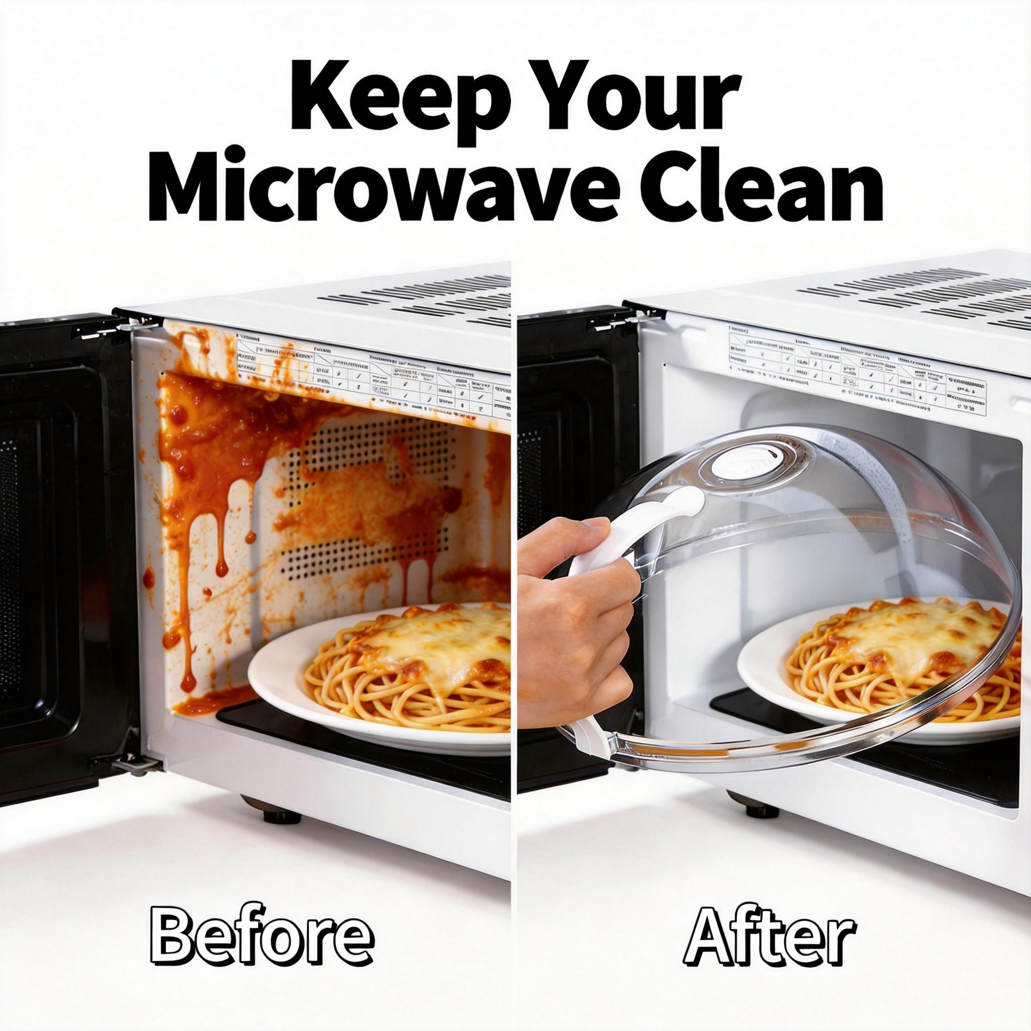 1-Piece Microwave Splatter Cover – BPA-Free, Dishwasher Safe, Mess Prevention, Food Juiciness Locking, Easy-to-Clean Home Care Splash Guard Kitchen Gadget (for Soup, Pasta) 1-Piece Microwave Splatter Cover – BPA-Free, Dishwasher Safe, Mess Prevention, Food Juiciness Locking, Easy-to-Clean Home Care Splash Guard Kitchen Gadget (for Soup, Pasta)