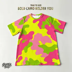 Unordinary Fluoro Camo Collection | Screaming Bright Patches in UV‑Reactive Shades – Laser Orange, Toxic Green & Hot Magenta